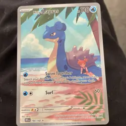 Misty's Lapras 194/182 Illustration Rare SV10: Destined Rivals Pokemon TCG NM - Image 1