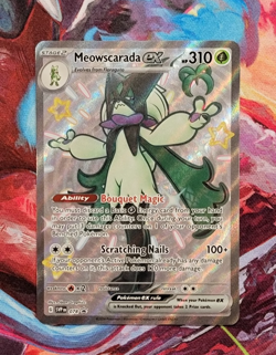 Pokemon TCG Meowscarada ex SVP 078 Black Star Promo Holo – Pack Fresh NM - Image 1