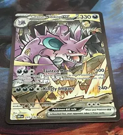 Pokemon TCG 2-Card Lot: Team Rocket's Nidoking ex 233/182 & Latios 203/191 - Image 1