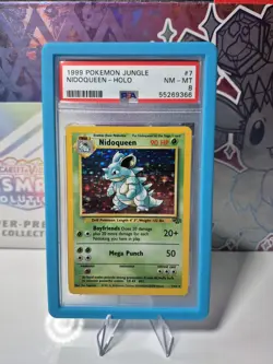 1999 Pokemon Jungle #7 Nidoqueen Holo PSA 8 NM-MT - Image 1