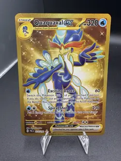 Pokemon TCG Quaquaval EX 273/193 Sv02 Paldea Evolved Holo Card Mint/NM Condition - Image 1
