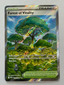 Pokemon Forest of Vitality Stadium TCG Full Art Holo Perfect Order 109/088 - Image 1