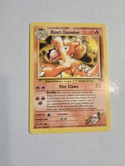 Blaine's Charmeleon 31/132 Uncommon Gym Challenge Pokemon NM - Image 1