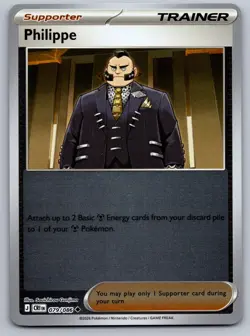 PHILIPPE 079/086 REVERSE HOLO UC POKEMON ME04: CHAOS RISING NM/M - Image 1