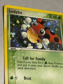 Pokemon TCG Ledyba 64/109 Team Rocket Returns Reverse Holo Stamp 2004 - Image 3