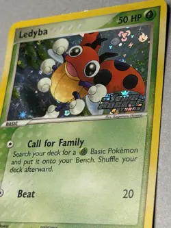 Pokemon TCG Ledyba 64/109 Team Rocket Returns Reverse Holo Stamp 2004 - Image 4