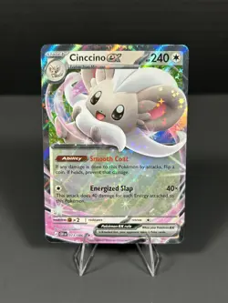 2026 Pokemon Mega Evolution Chaos Rising Cinccino EX Double Rare #073/086 - Image 1