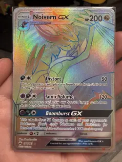 Noivern GX Secret 160/147 Sm-Burning Shadows Holo Rainbow Rare 2017 Pokemon - Image 1