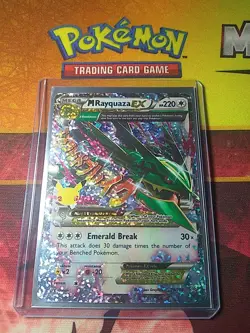 Pokemon TCG Mega M Rayquaza EX Card 76/108 Celebrations 25th Anniversary Mint - Image 1