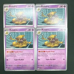 4 X Kadabra 055/132 Me01: Mega Evolution Regular - Pokemon TCG - Image 1