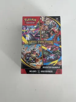 Pokemon Mega Evolution Booster Bundle Box 6 Packs NEW SEALED - Image 1