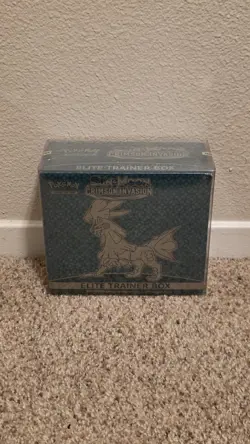 Pokemon TCG Sun & Moon Crimson Invasion Elite Trainer Box Sealed - Image 1