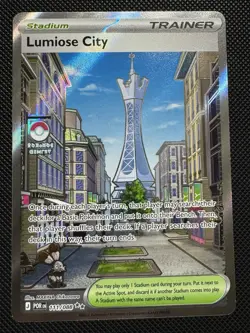 Pokemon TCG Trainer Stadium Lumiose City 111/088 ME03: Perfect Order Full Art NM - Image 1