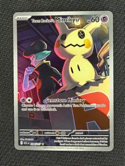 Pokemon TCG: Team Rocket's Mimikyu 238/217 Ascended Heroes IR Illustration Rare - Image 1