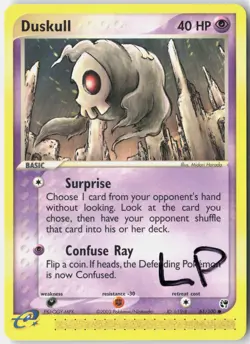 Duskull 61/100 Common Sandstorm Pokemon Lightly Played - Image 1