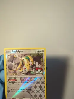 Regigigas 84/111 Crimson Invasion League Challenge Promo 1st Place MP Pokemon - Image 5
