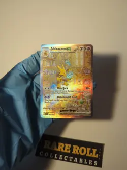 Alakazam ex 201/165 SV: Scarlet & Violet 151 LP Pokemon TCG Card Full Art - Image 2