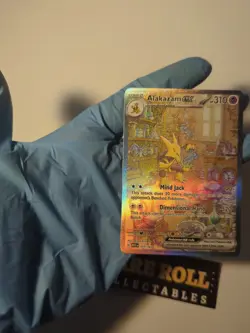 Alakazam ex 201/165 SV: Scarlet & Violet 151 LP Pokemon TCG Card Full Art - Image 4