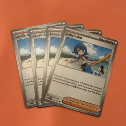 Lana's Aid 155/167 Uncommon Playset 4x Twilight Masquerade Pokemon Mint NM - Image 1