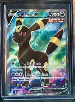 Pokemon Card Umbreon V 188/203 Ultra Rare Sword Shield Evolving Skies Singles NM - Image 1