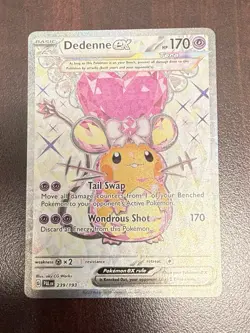 Pokemon Dedenne EX TCG Scarlet & Violet Paldea Evolved Holo Card 239/193 - Image 2