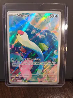 Pokemon TCG Wiglett Card 206/198 Scarlet & Violet Base Set Light Play - Image 2