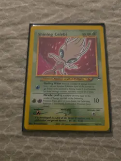Shining Celebi 106/105 Neo Destiny Secret Rare Holo Pokemon Card - Image 1