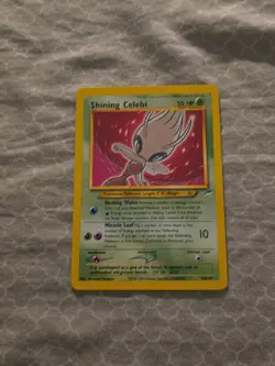 Shining Celebi 106/105 Neo Destiny Secret Rare Holo Pokemon Card - Image 2