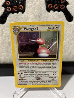 Pokemon TCG Unlimited Porygon2 Neo Revelation Holo Rare Card 12/64 - Image 1