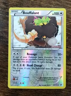 Pokemon Legendary Treasures Bouffalant 107/113 Reverse Holo MINT - Image 1
