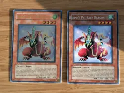 YuGiOh! Harpie’s Pet Baby Dragon EOJ-EN013 Ultimate Rare 1st Edition & Common - Image 3