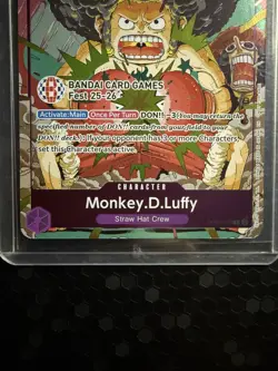 Monkey.D.Luffy (BANDAI Card Games Fest 25-26) OP07-073 One Piece Promotion Cards - Image 5
