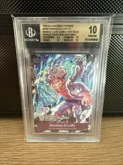 Monkey D. Luffy ONE PIECE TCG Bandai Games Fest World Tour Promo P-041 - BGS 10 - Image 1