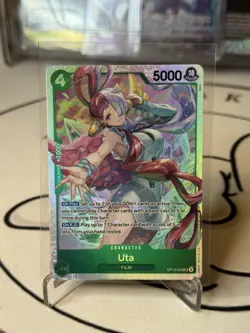 Uta OP13-023 SR ONE PIECE Tcg Card Game NM GREEN - Image 1
