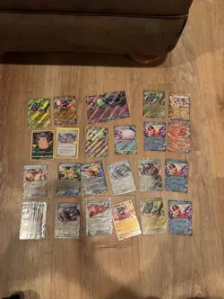Pokemon Card Lot EX Full Art Holo Rare Bundle Pikachu Scizor Ho-Oh Collection - Image 1