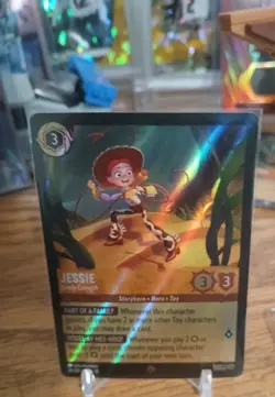 Ravensburger Disney Lorcana Jessie-Lively Cowgirl 20/204 Holo Foil Super Rare EN - Image 1