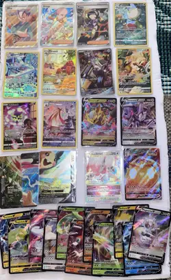 Pokemon Tcg Card Lot Full Art VMAX VSTAR V HOLO 28 Card Lot Legendary - Image 1