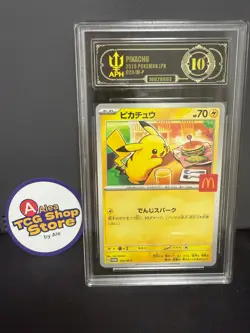 APH10 Pikachu Promo Mcdonald's 020/M-P Pokemon Card Japanese 2025 - Image 1