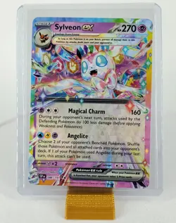 Pokemon TCG Sylveon EX Full Art Double Rare Holo Card 086/191 Surging Sparks - Image 1