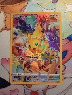 Pokemon TCG Crown Zenith Pikachu Holo Card 160/159 NM Secret Rare - Image 1