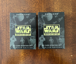 2x Star Wars 1995 Customizable Card Game Starter Sets! Open but Unused! Premiere - Image 2