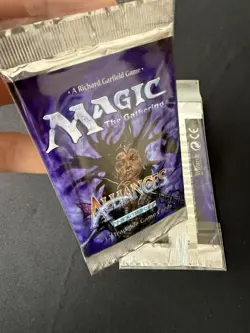 MTG - Alliances Booster Pack - Magic the Gathering Factory Sealed 1996 lot of 2 - Image 3