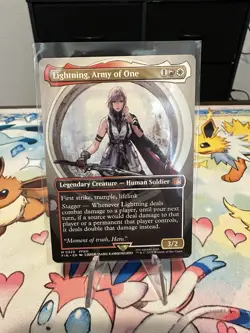 Lightning, Army of One (0320) (Borderless) Final Fantasy Regular - Image 1