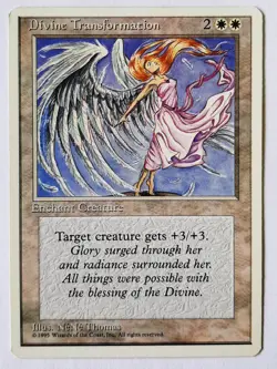 ►DIVINE TRANSFORMATION ►4. EDITION 1995 ►NM ►WHITE ►MAGIC THE GATHERING ►MTG - Image 1