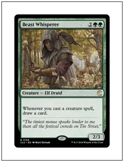 1x Beast Whisperer, Ravnica Clue Edition, Magic MTG NM - Image 1