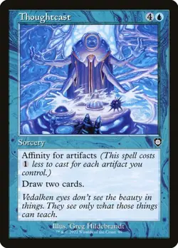 MTG - Thoughtcast - Retro Frame - The Brothers' War - Magic the Gathering - Image 1