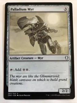 MTG Commander Anthology Volume II Palladium Myr 207/312 NM - Image 1