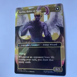 Kefka, Court Mage (Borderless) (Surge Foil) (0543) Final Fantasy MTG Foil NM - Image 2