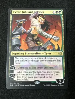 Tyvar Jubilant Brawler Phyrexia All Will Be One Regular NM MTG Magic - Image 1