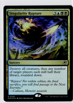 Singularity Rupture | Foil | Edge of Eternities | 228 MTG - Image 1